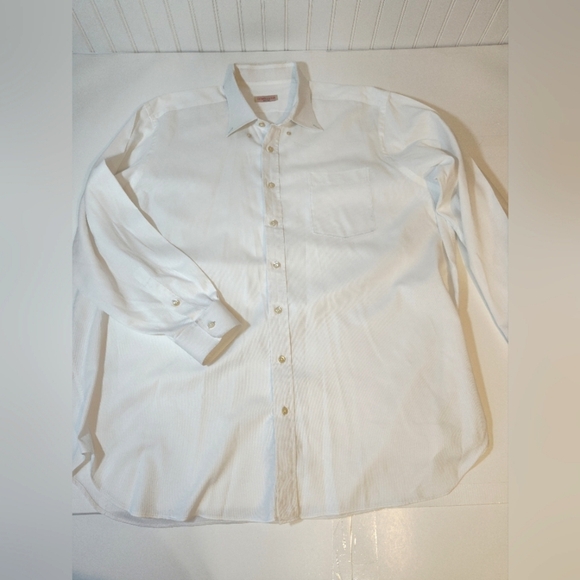 CULWELL & SON set Of 2 White Button Down Long Sleeve Shirts Size (18) - Picture 16 of 16